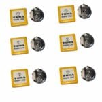 TOWA bobbin case or shuttle for industrial sewing machine with yellow storage box