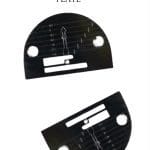 Sewing machine throat plate