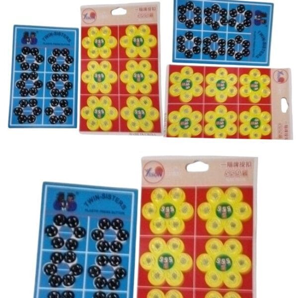 Plastic snap buttons