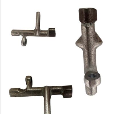 Oscillating rock shaft metal part for manual sewing machine showing durable replacement component for smooth stitch motion