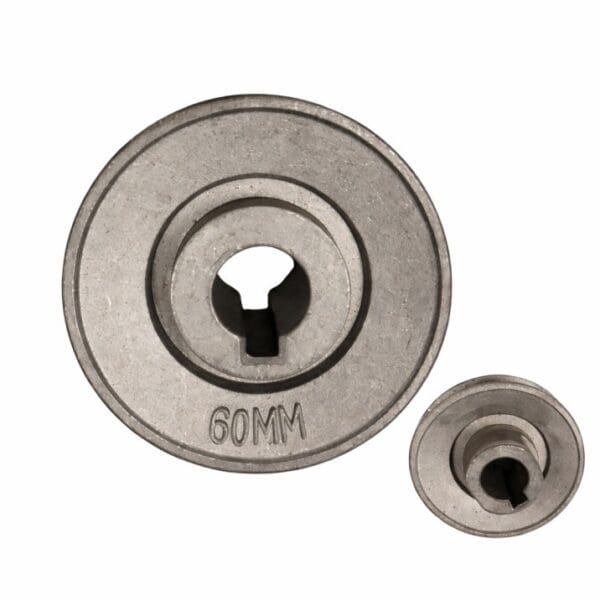 60mm clutch motor pulley for industrial sewing machine heavy duty metal wheel with keyway slot