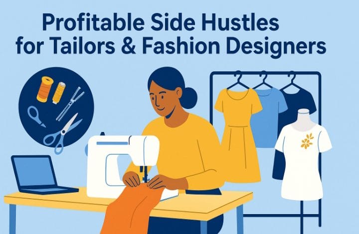 profitable side hustles for tailors and fashion designers