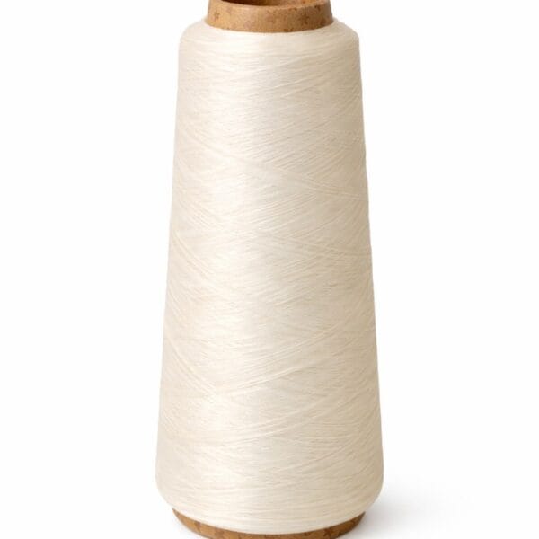 White overlock weaving machine thread cone for industrial sewing and tailoring in Nigeria