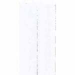 45-inch tall thick white cap interlining roll wrapped in clear nylon, premium non-woven fabric for tailoring and garment production