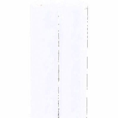 45-inch tall thick white cap interlining roll wrapped in clear nylon, premium non-woven fabric for tailoring and garment production