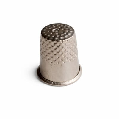 Metal Sewing Thimble Size 6 for Hand Sewing and Needle Protection