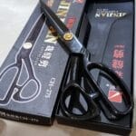 Jinjian Size 11 industrial tailoring scissors for fabric cutting, sewing, and fashion design